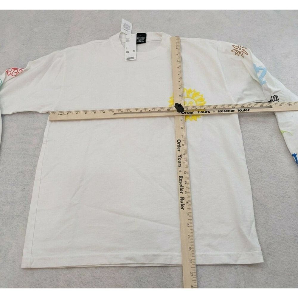 Obey Social Justice Peace Equality Long Sleeve T-shirt Small White Crew Neck NWT - Picture 7 of 7